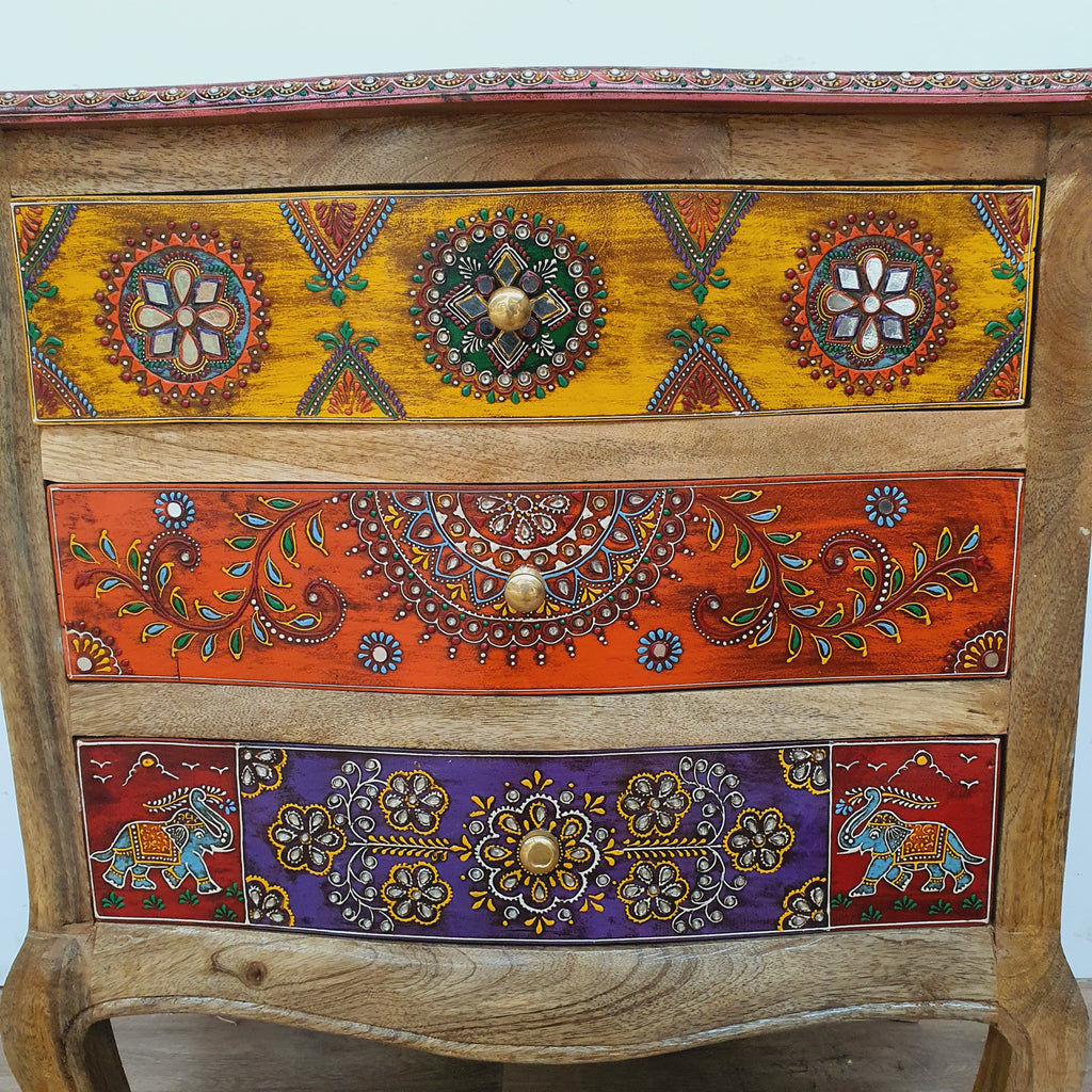 decorative bedside table