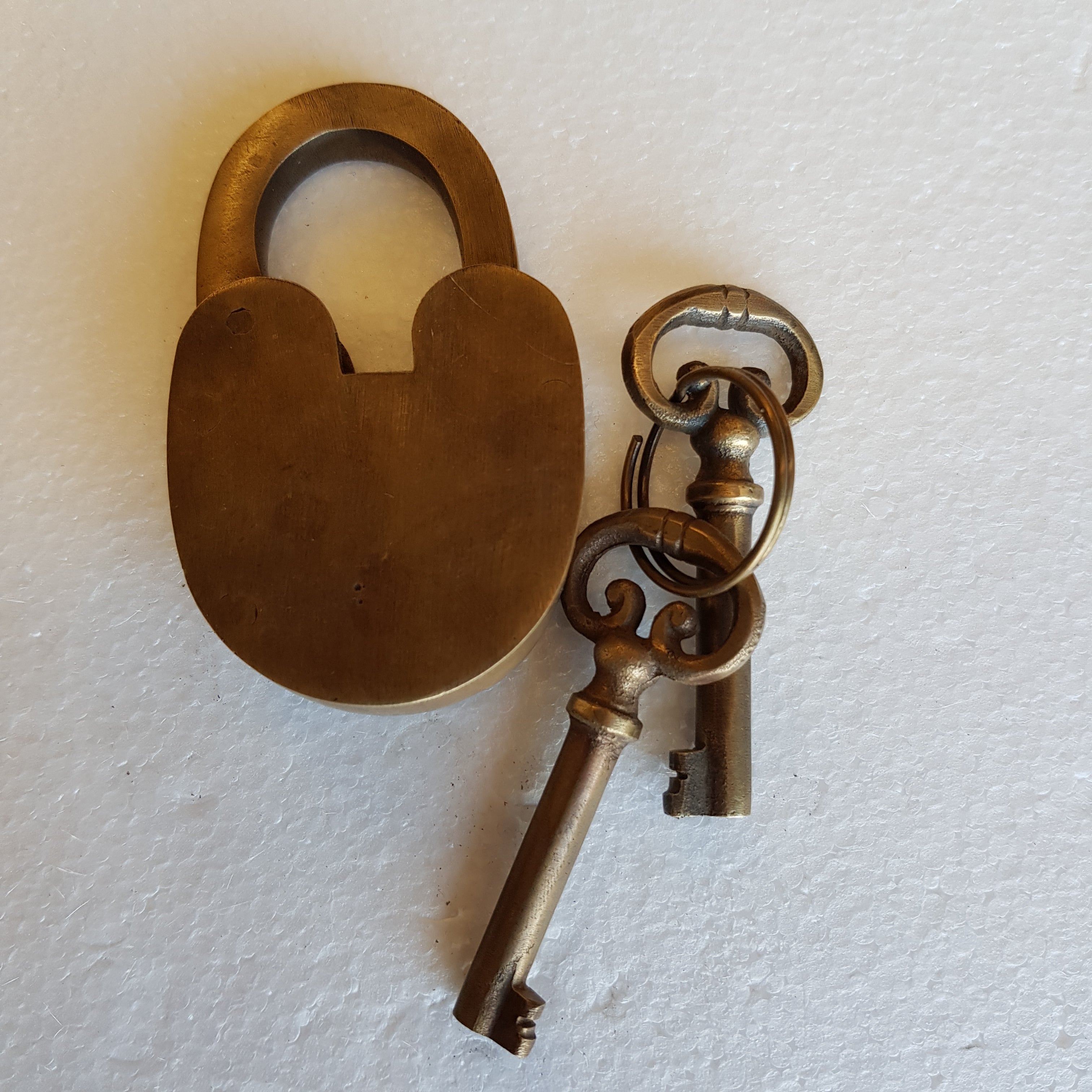 Vintage Brass Padlock with Keys - Small – Bali Abundance