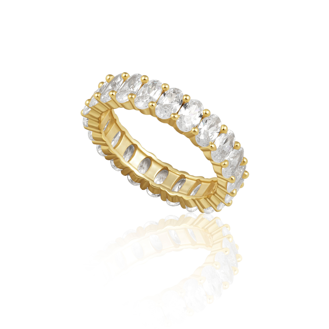 Oval Eternity Band - Sahira Jewelry Design product image