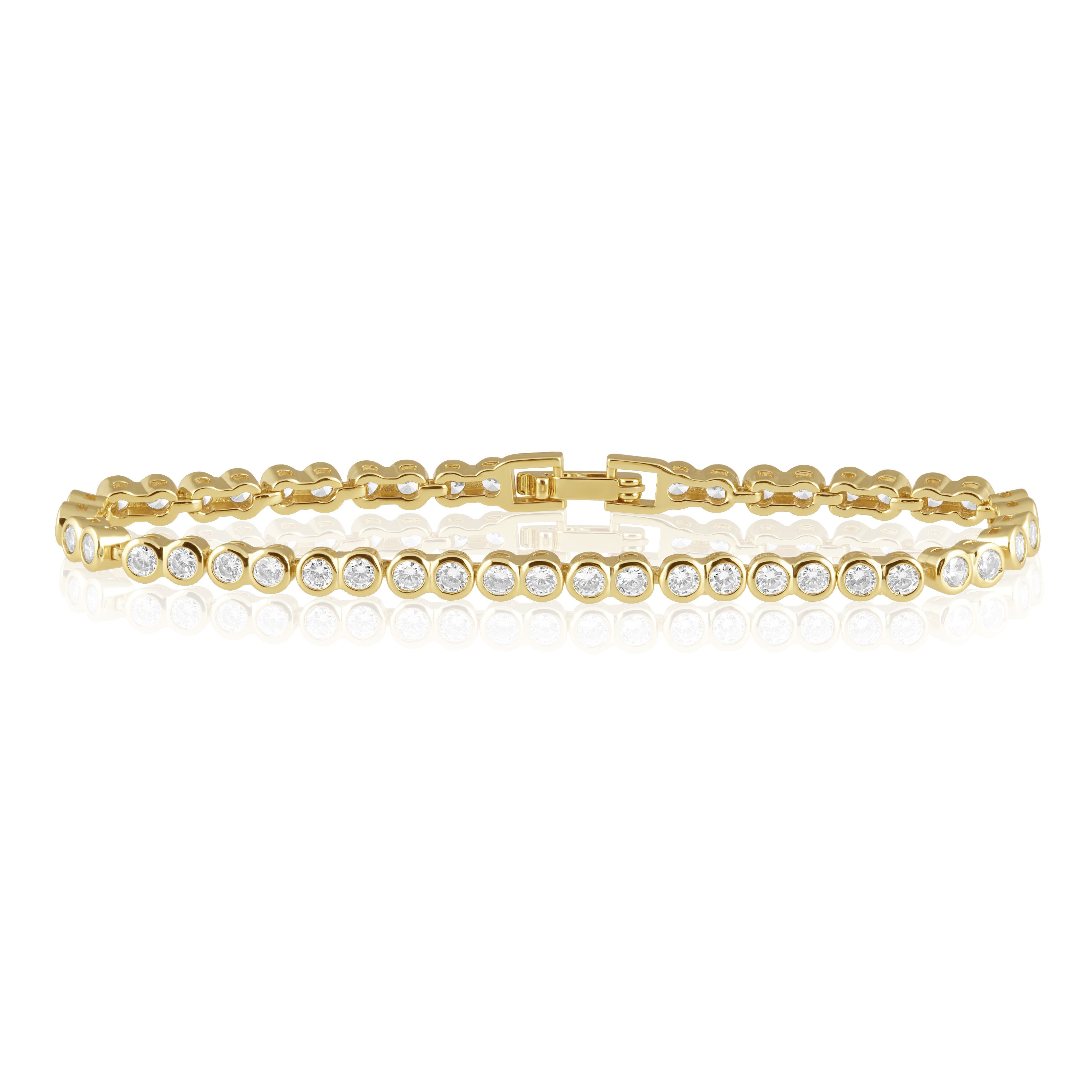 Bezel Tennis Bracelet - Sahira Jewelry Design product image