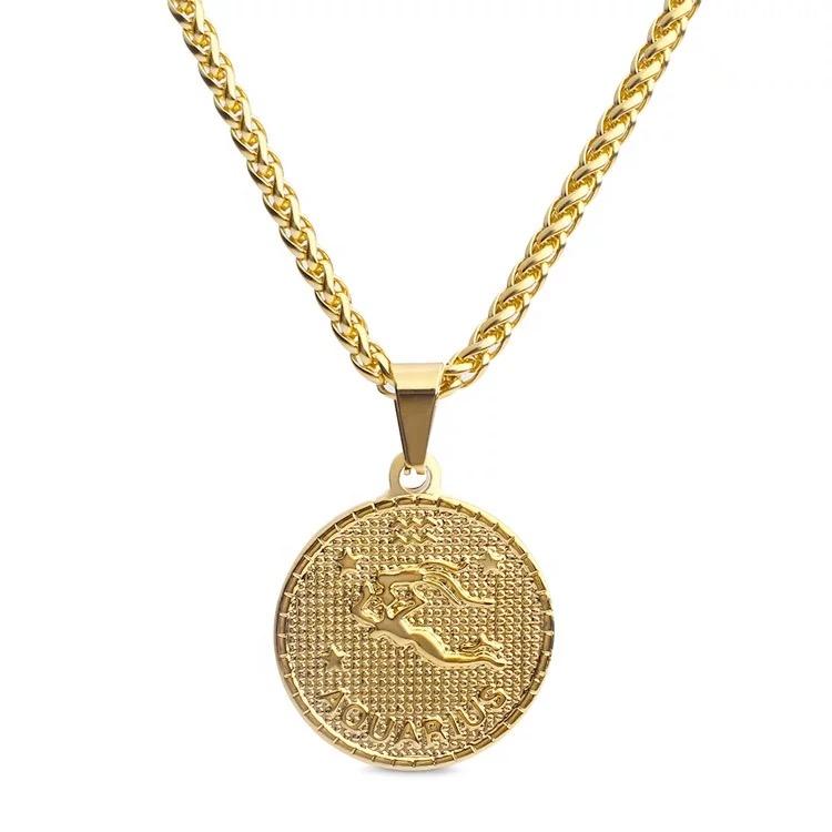 Zodiac Coin Necklace