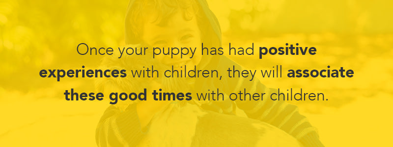 socialize your dog with children