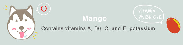 mango dog healthy toxic food fruits