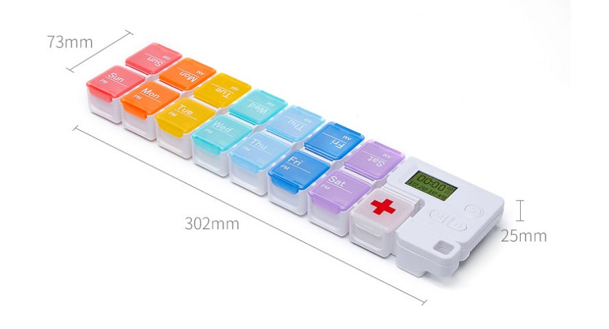 15格彩虹響鬧提示藥盒 - 智能提醒樂齡科技 | HOHOLIFE好好生活