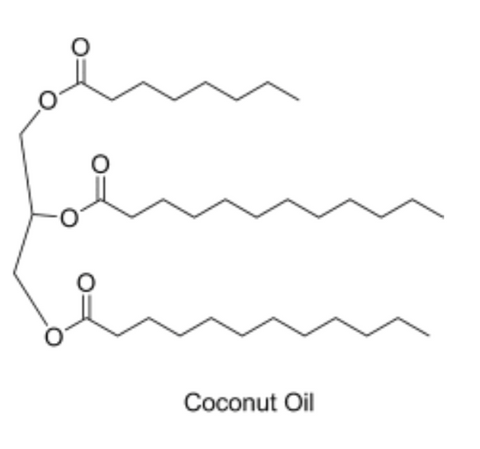 Coconut oil structure