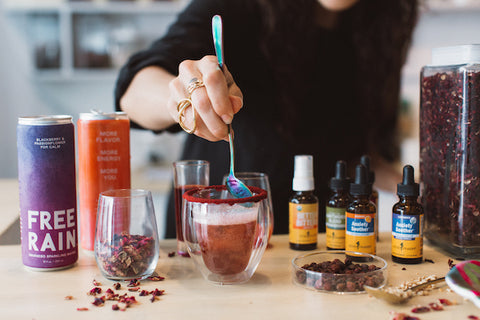 Rachelle's Herbal Drinks made with LEVO Oil Infusions