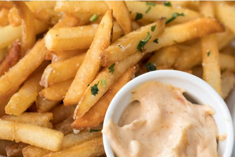 Super Bowl Recipes: Easy Fries with Spicy Mayo