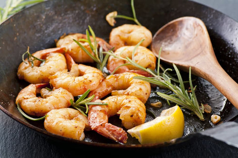 garlic shrimp langostino