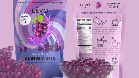 LĒVO grape crush gummies