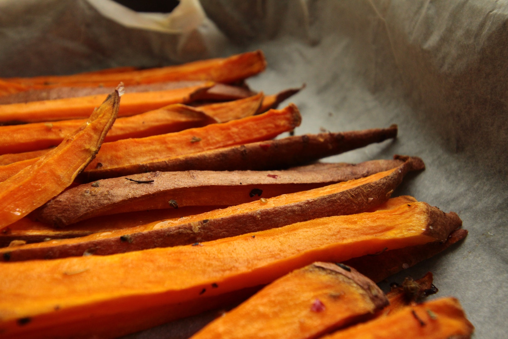 Image of sweet potatoes, made with herbal infusions by LĒVO.
