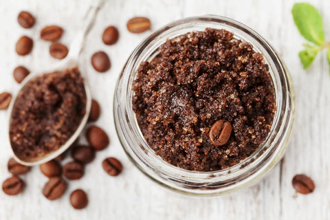 homemade coffee scrub