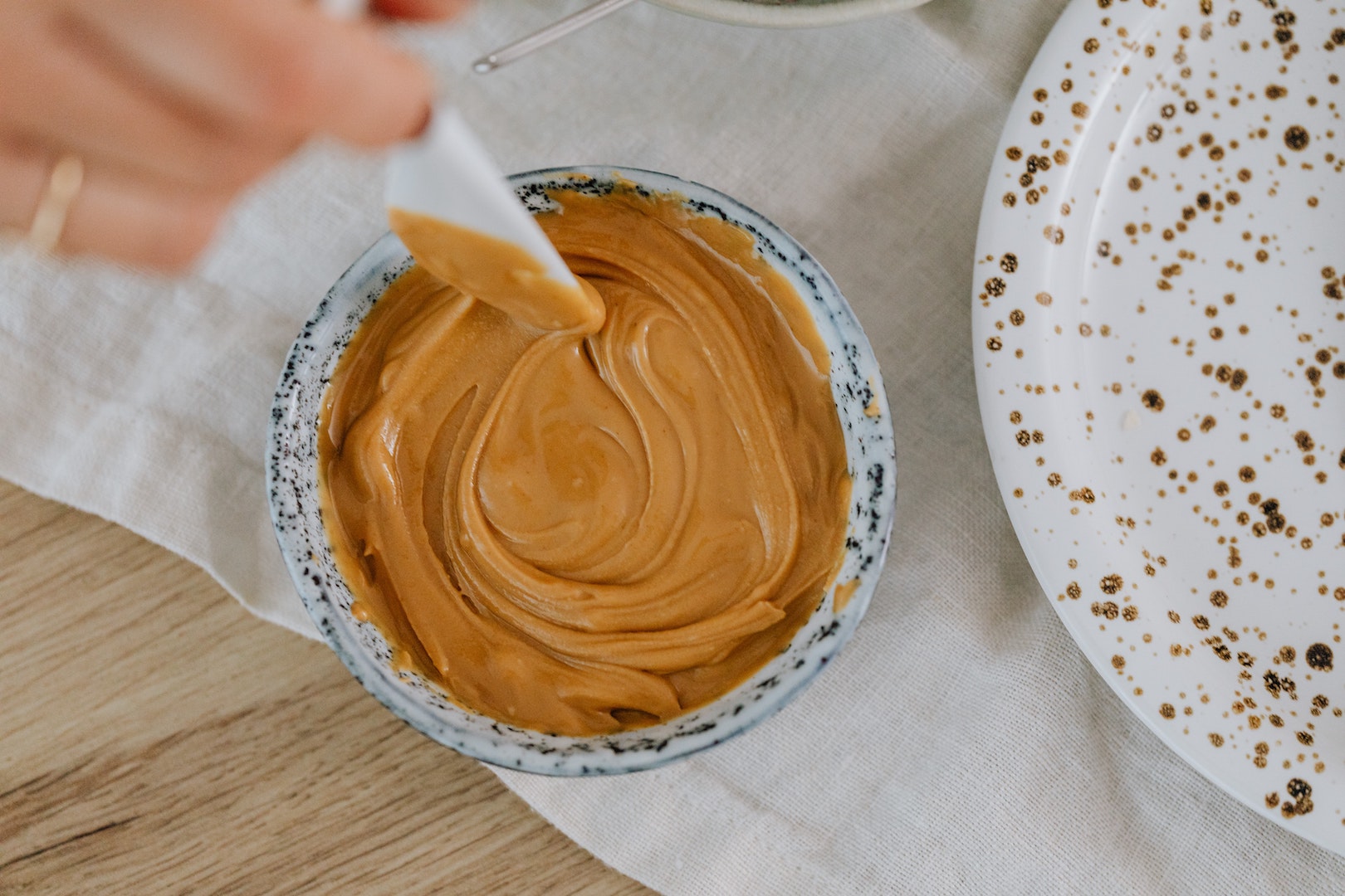Creamy infused peanut butter, made with LĒVO.