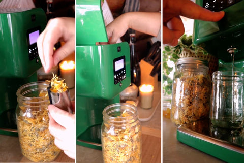 infusing calendula with levo