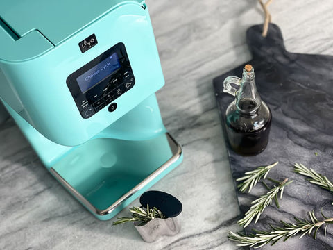 LEVO machine with rosemary herb