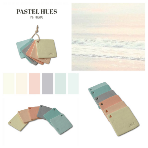 Polymer clay colour mixing tutorial in PDF | Pastel Hues