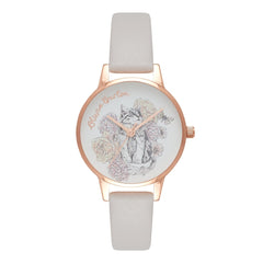 MOTIF CAT BLUSH & ROSE GOLD WATCH | Olivia Burton