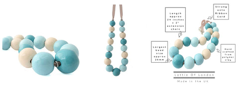 Chunky bead necklace for women | Lottie Of London