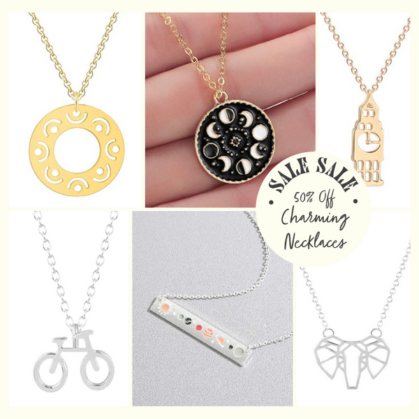 Charm and pendant necklace on sale now upto 50% off | Lottie Of London Jewellery