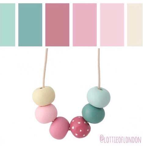 Colourful Long Bead Necklace | Lottie Of London Jewellery