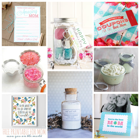 Crafty & Printable Last Minute Mothers Days Ideas