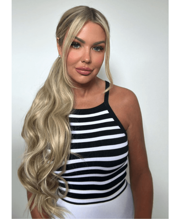 Beach Blonde Ombre Ponytail Extensions - SHE Global