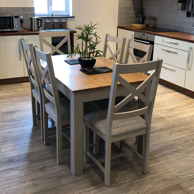 Grey Dining Table And Chairs / Drift Mango Wood Dining Table 4 Grey