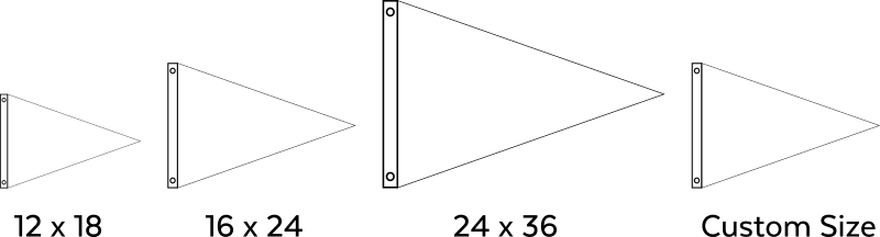 flag dimensions sailboat