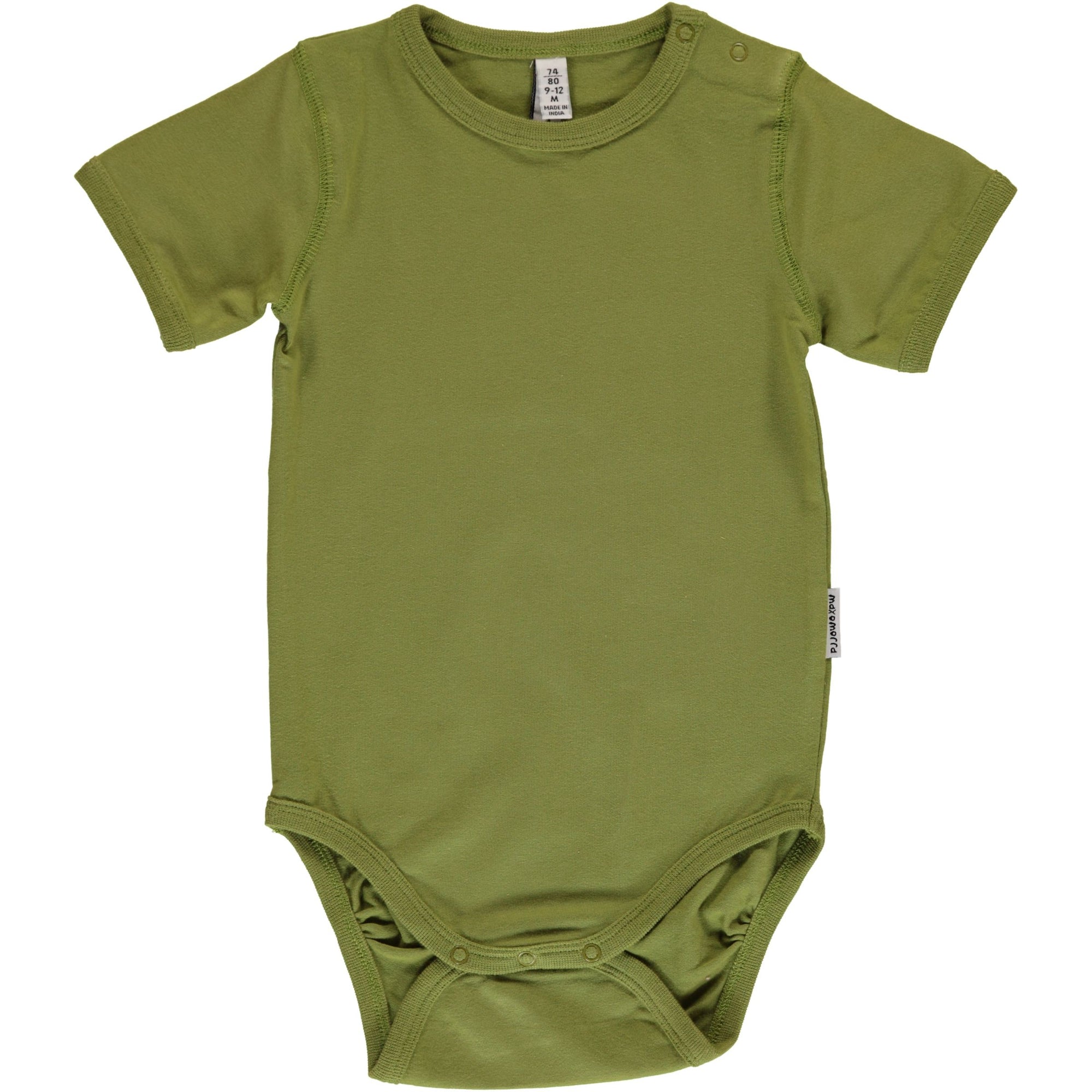 Maxomorra Body Green - Romper Appel Groen - GOEDvanToen - Eerlijke & biologische kinderkleding en babykleding