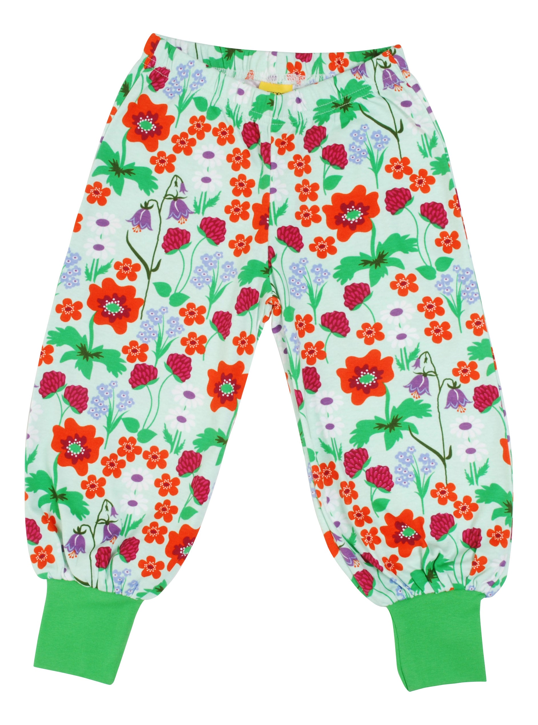 Kilimanjaro Onhandig Wiskunde Duns Sweden - Baggy Pants - Lange Pof Broek Summer Flower Bay Green -  GOEDvanToen - Eerlijke & biologische kinderkleding en babykleding