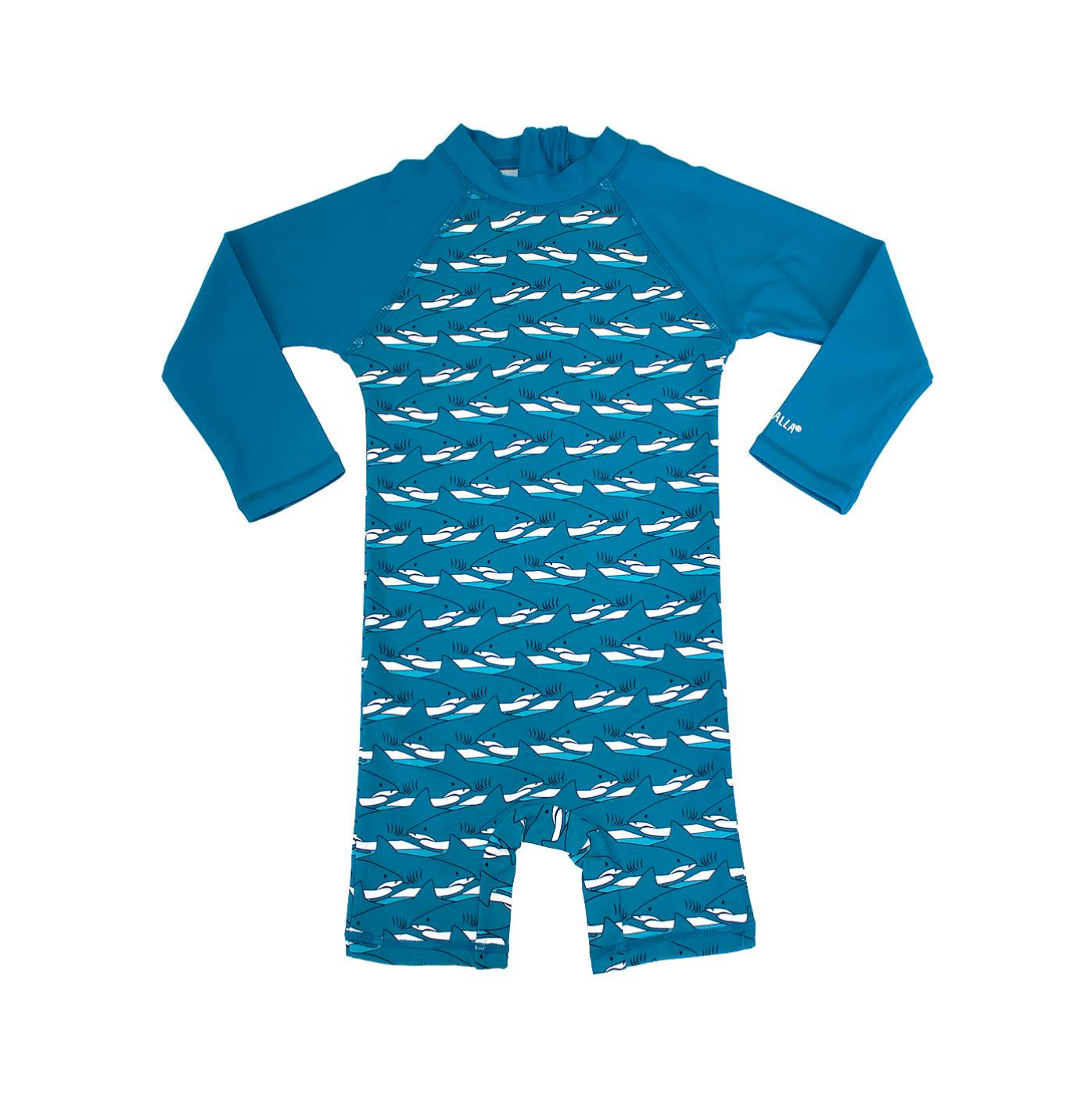 Villervalla - UV Suit Shirt Sharks - pak Haaien - - Eerlijke & biologische kinderkleding en babykleding