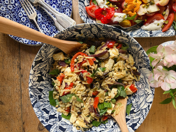 New York Salad method served on Burleigh Pottery