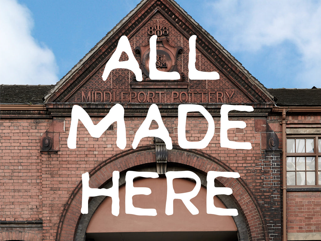 ALL MADE HERE Burleigh Middleport Pottery England