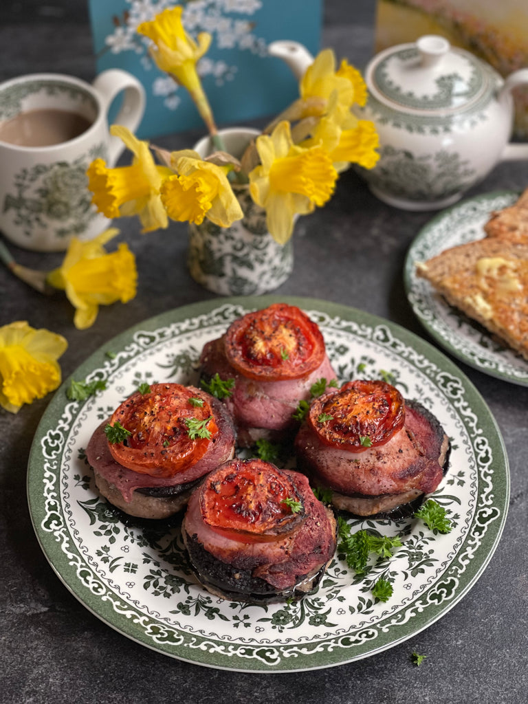 Mother's Day Stuffed Breakfast Mushrooms Recipe