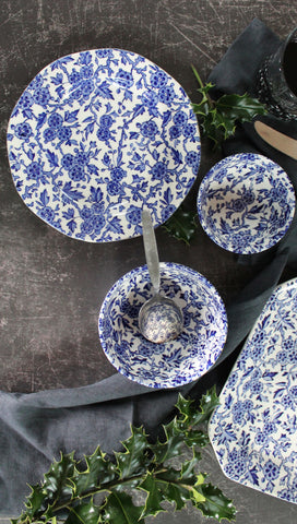 Burleigh Pottery Brilliant Blues Tableware