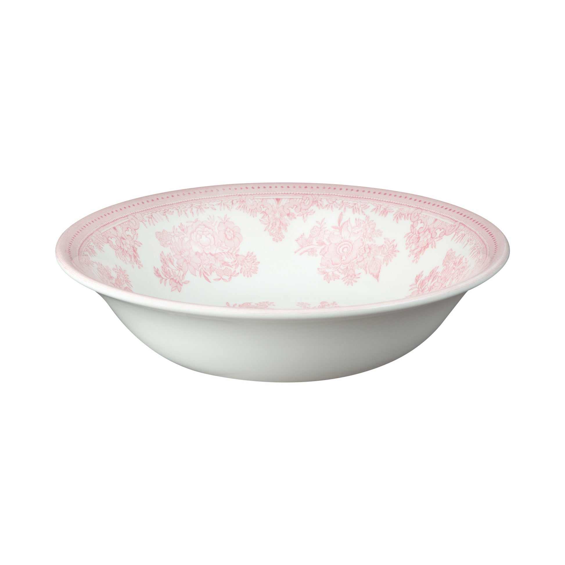 Pink Asiatic Pheasants Soup Bowl (Set of 4)