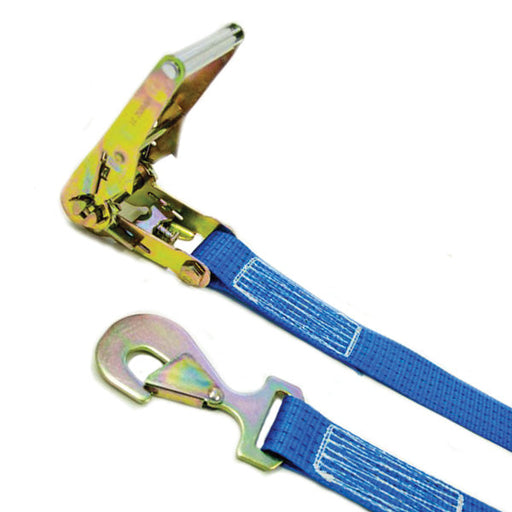 Mini 2 Part Ratchet Strap with Hooks, 25mm Wide