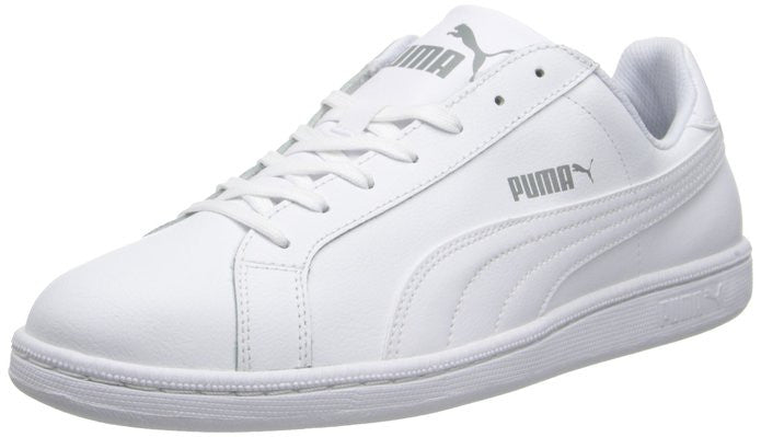 all white puma trainers