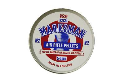 MARKSMAN .177 .22 Pointed & Domed Air Gun, Rifle and Pistol Pellets. PK 500 0