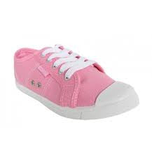 girls canvas trainers