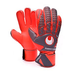 Uhlsport Aerored soft SF goalkeeping gloves dark grey/fluo red/white
