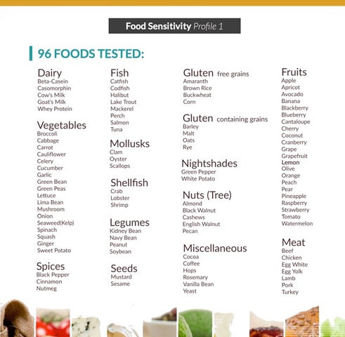 Food Sensitivity Test - 96 foods | Alternative Wellness Solutions