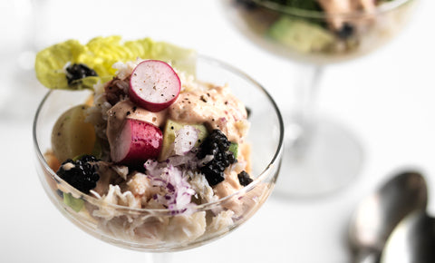 Crab and Caviar Salad