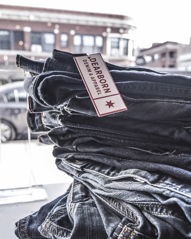 Stack of extremely comfortable jeans