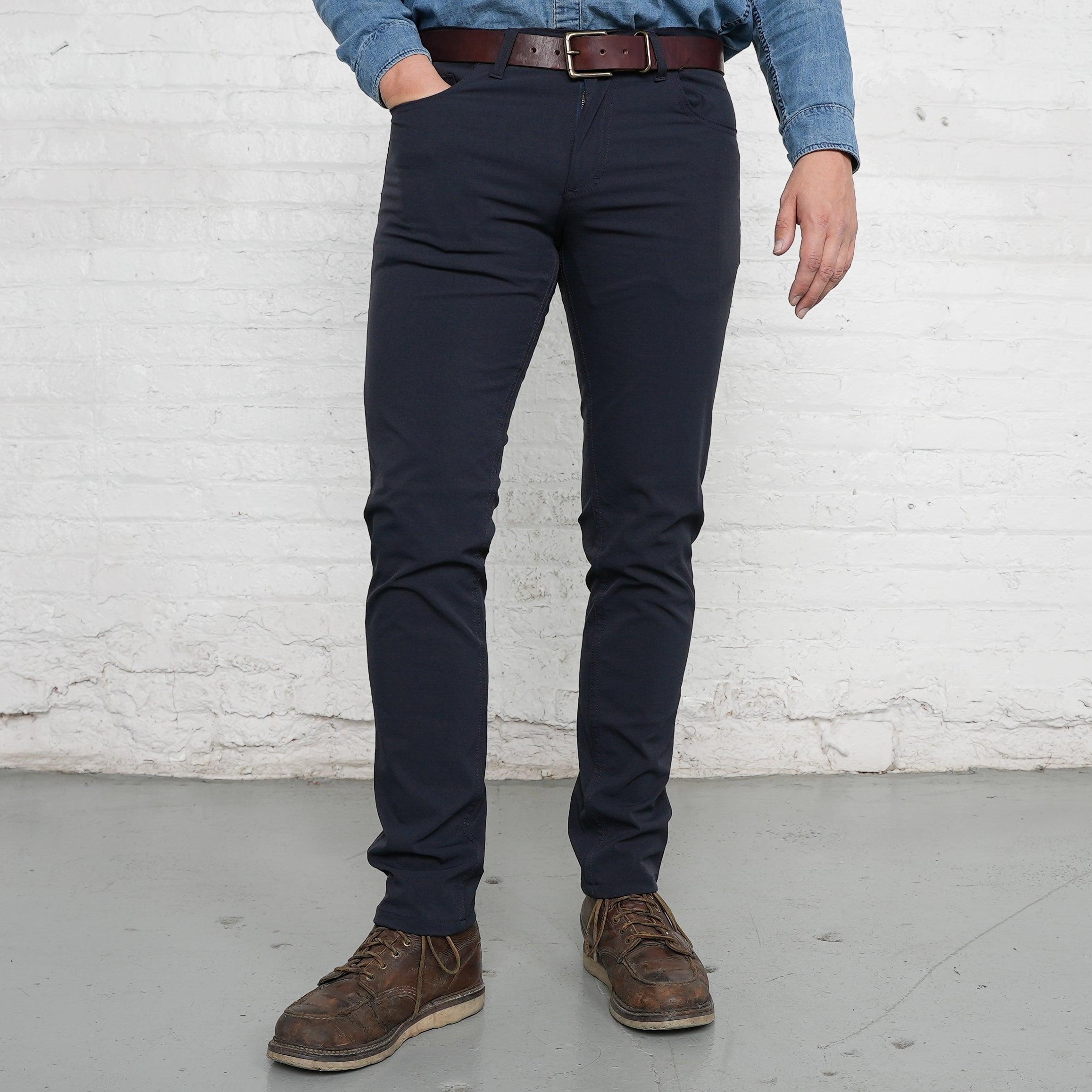 Slim Fit Technical - Navy