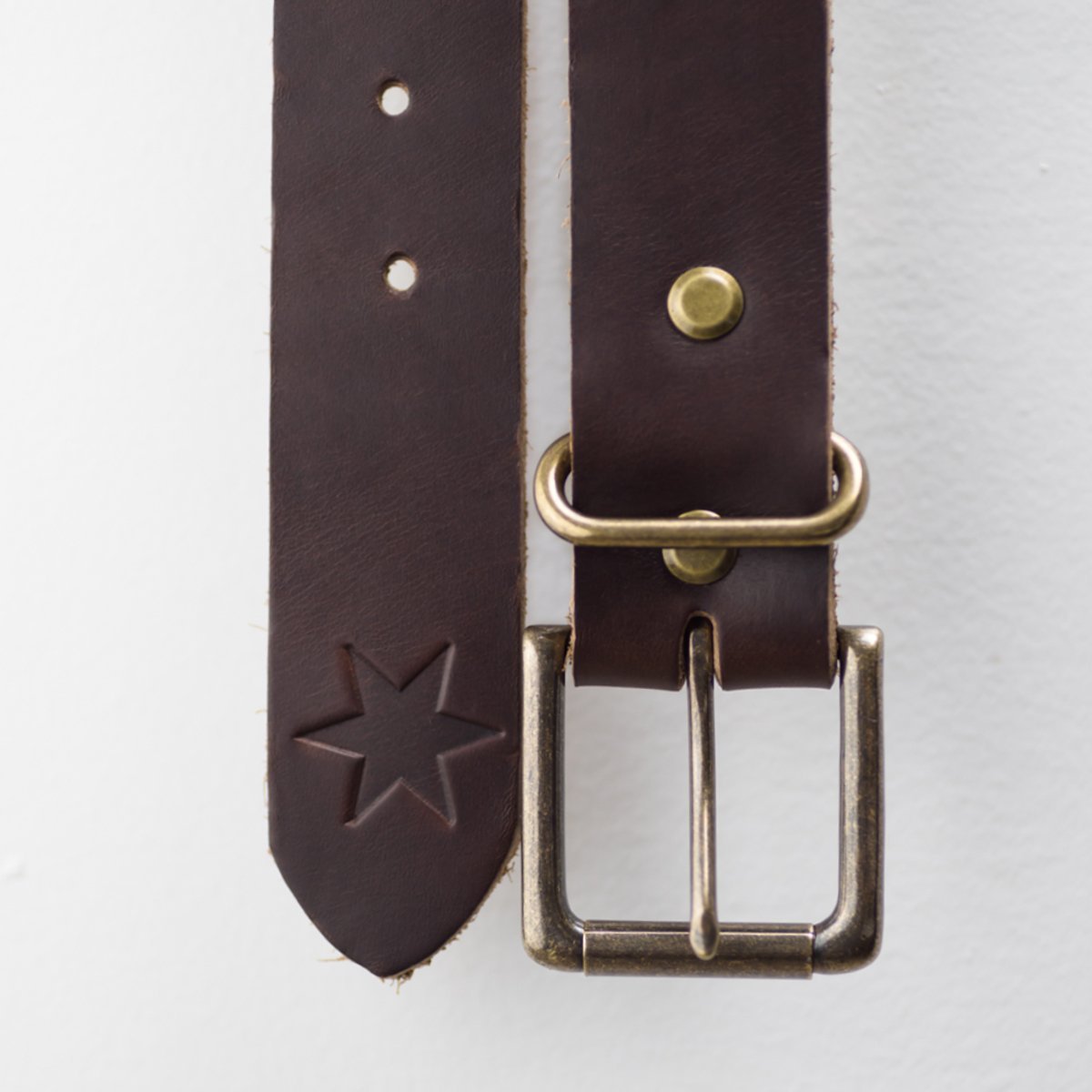 tan brown leather belt