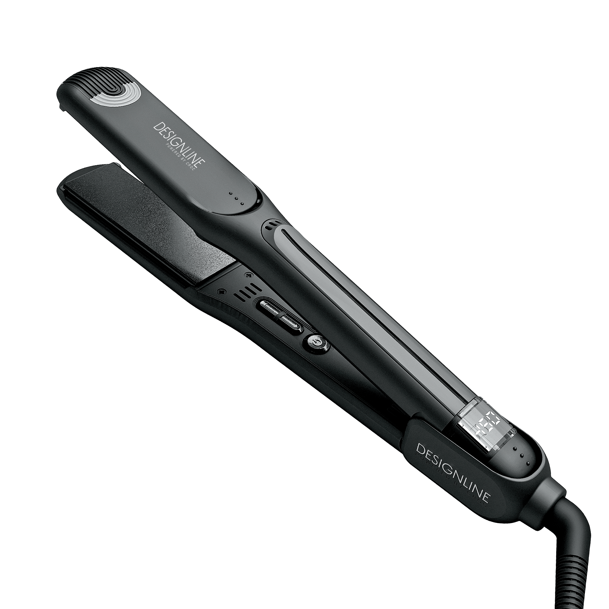  CROC Led Black Titanium Flat Iron 1 Inch : Beauty