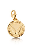 Disney by Couture Kingdom Tinker Bell Believe Coin Charm
