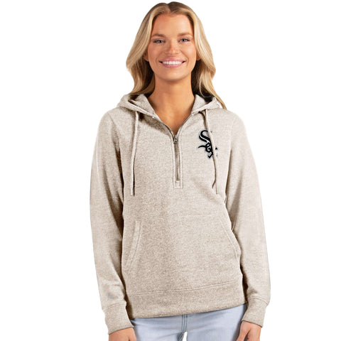 Antigua MLB American League Absolute Hoodie, Mens, L, Chicago White Sox Light Grey