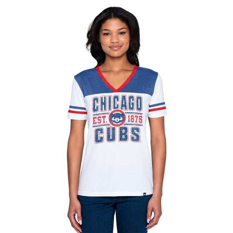 New Era Chicago Cubs Pinstripe T-Shirt