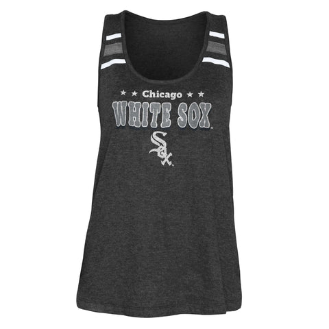 Women's NFL Chicago Bears Rib Ringer Muscle Tank